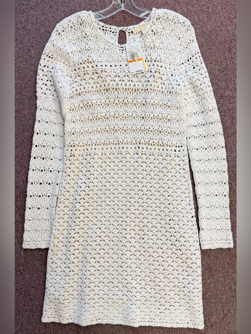 MICHAEL Michael Kors White Crochet Dress